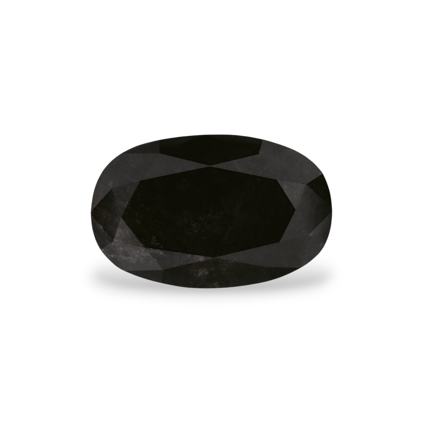 1,85 Karat natürlicher schwarzer ovaler Diamant, GIA-zertifiziert