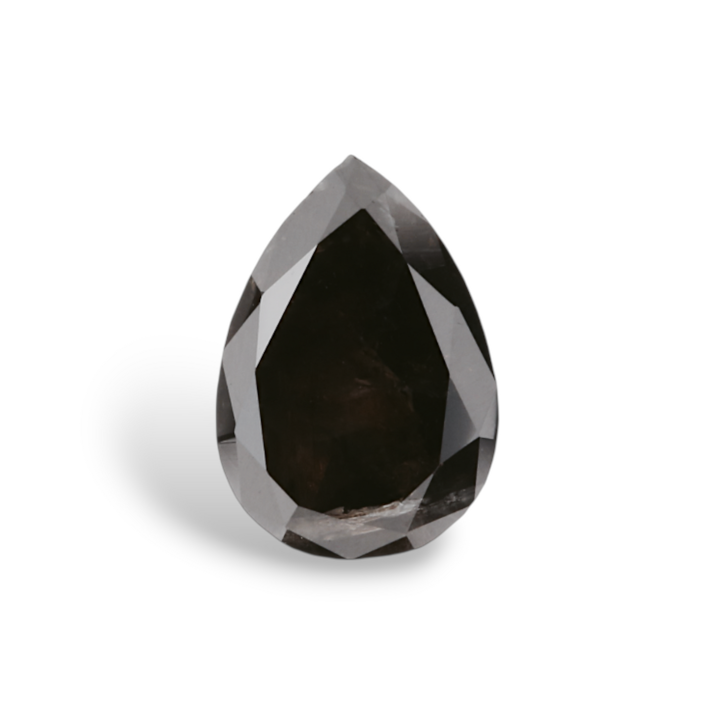 1,00 Karat natürlicher schwarzer Birnendiamant (GIA-geprüft)