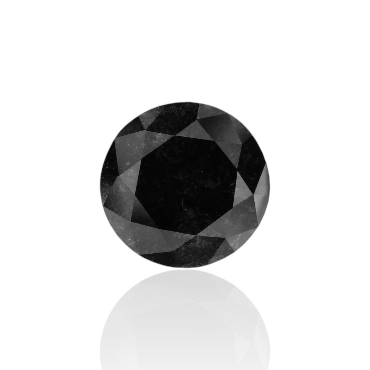1,33 Karat Natürlicher Schwarzer Runder Diamant GIA