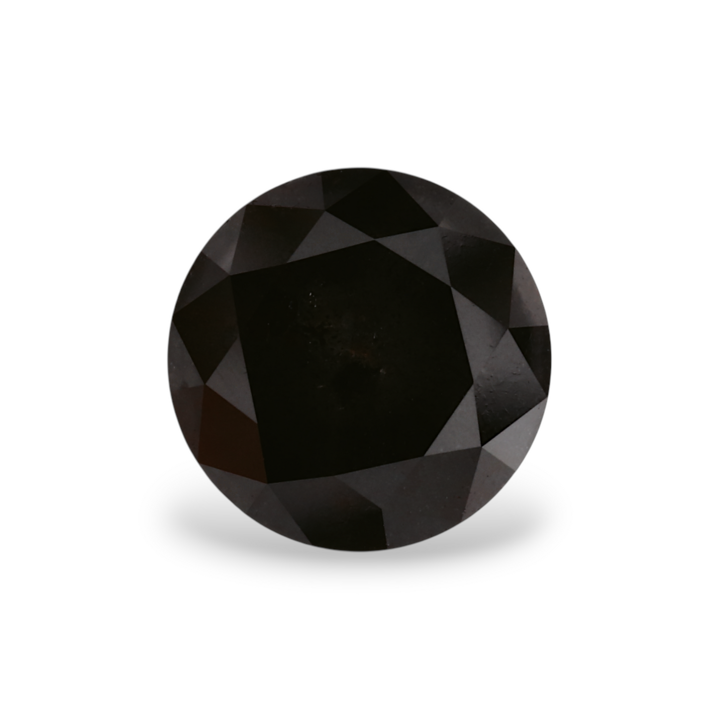 1,92 Karat natürlicher schwarzer runder Diamant (GIA)