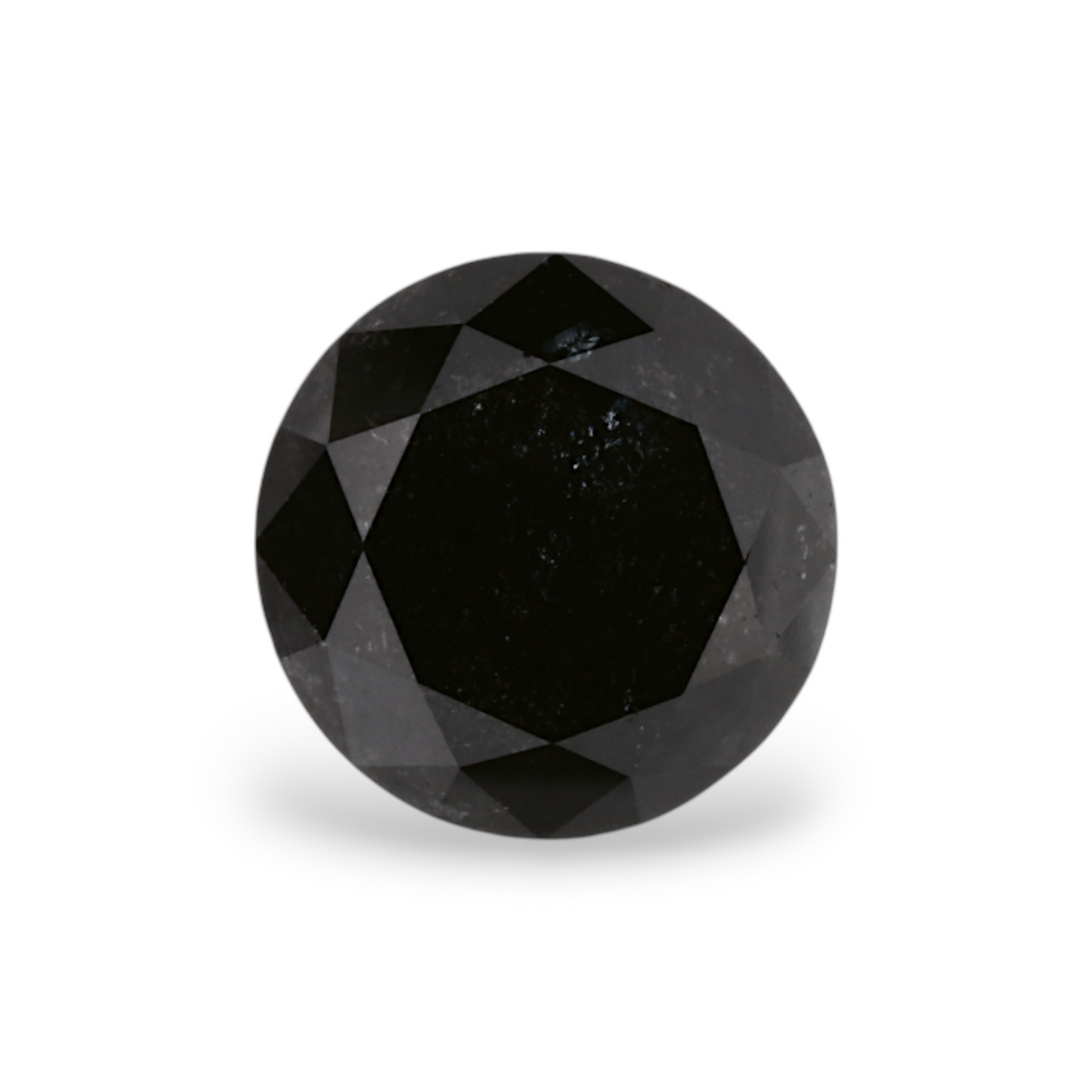 1,88 Karat natürlicher schwarzer runder Diamant (GIA)