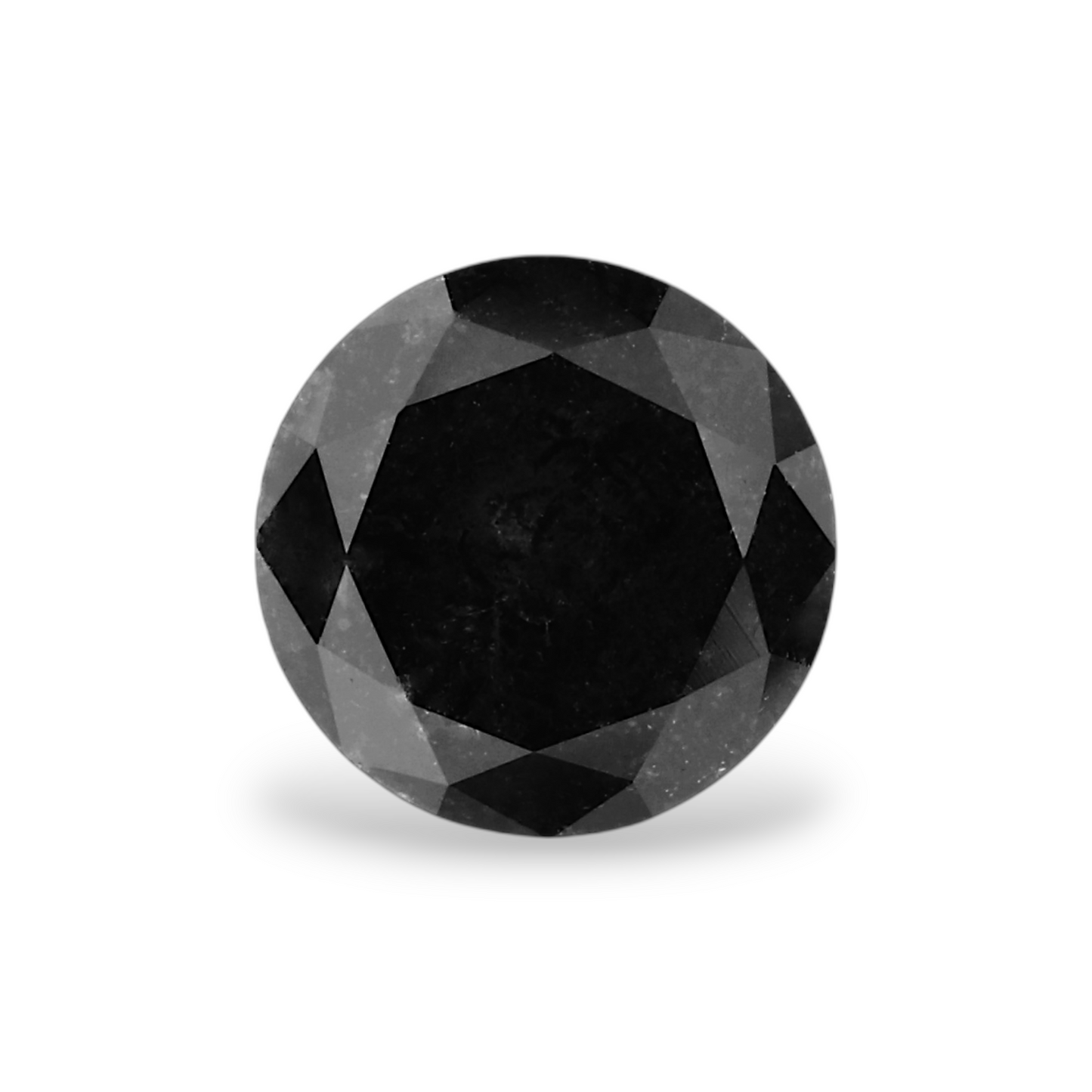 1,26 Karat natürlicher schwarzer runder Diamant (GIA)