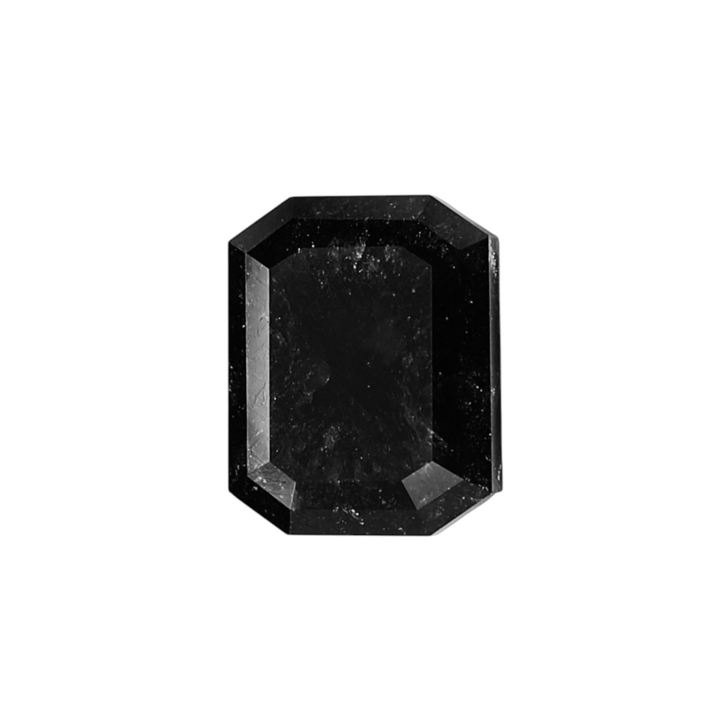 2,14 Karat natürlicher schwarzer Smaragd-Diamant (GIA)