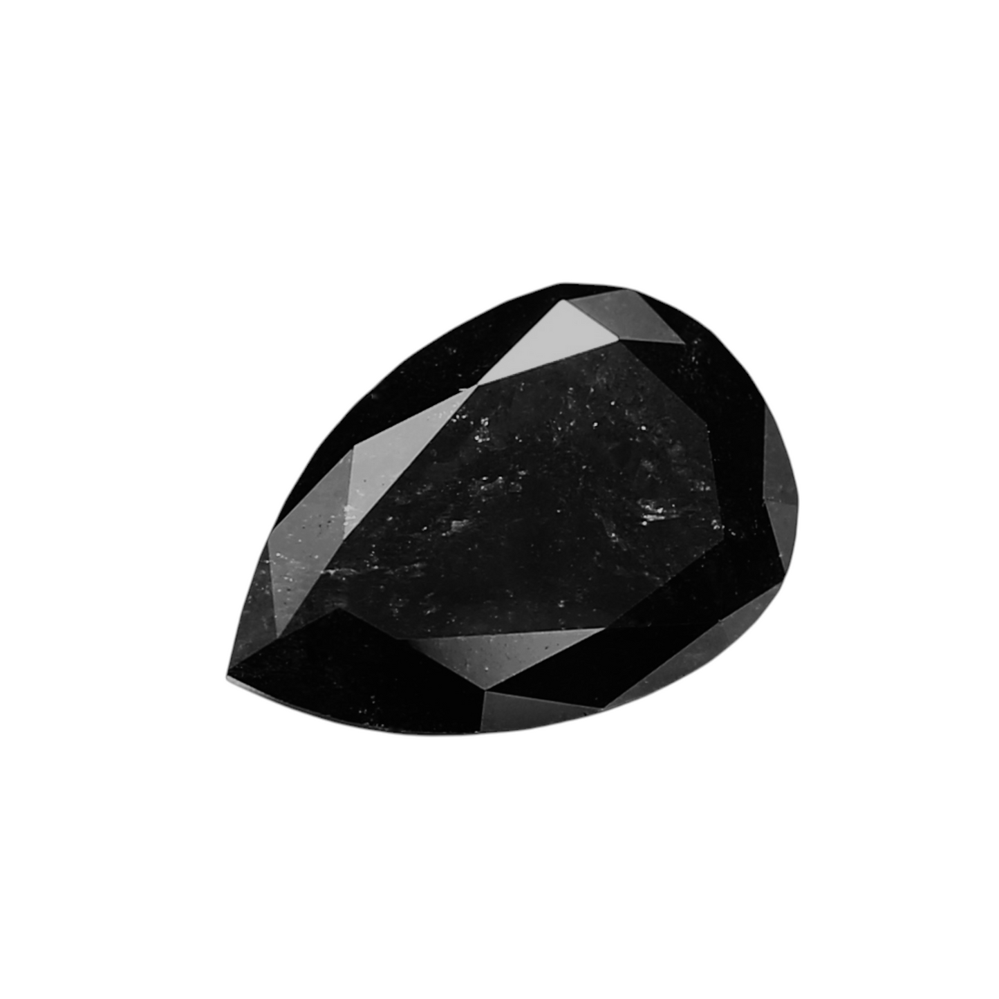 2,14 Karat natürlicher schwarzer Birnendiamant (GIA-geprüft)