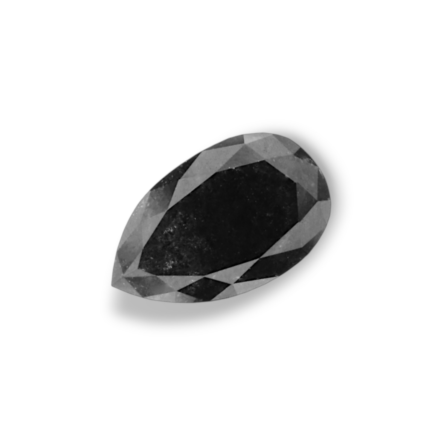 0,93 Karat natürlicher schwarzer Birnendiamant (GIA-geprüft)