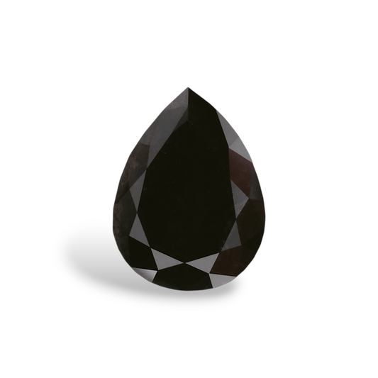 1,18 Karat natürlicher schwarzer Birnendiamant (GIA-geprüft)