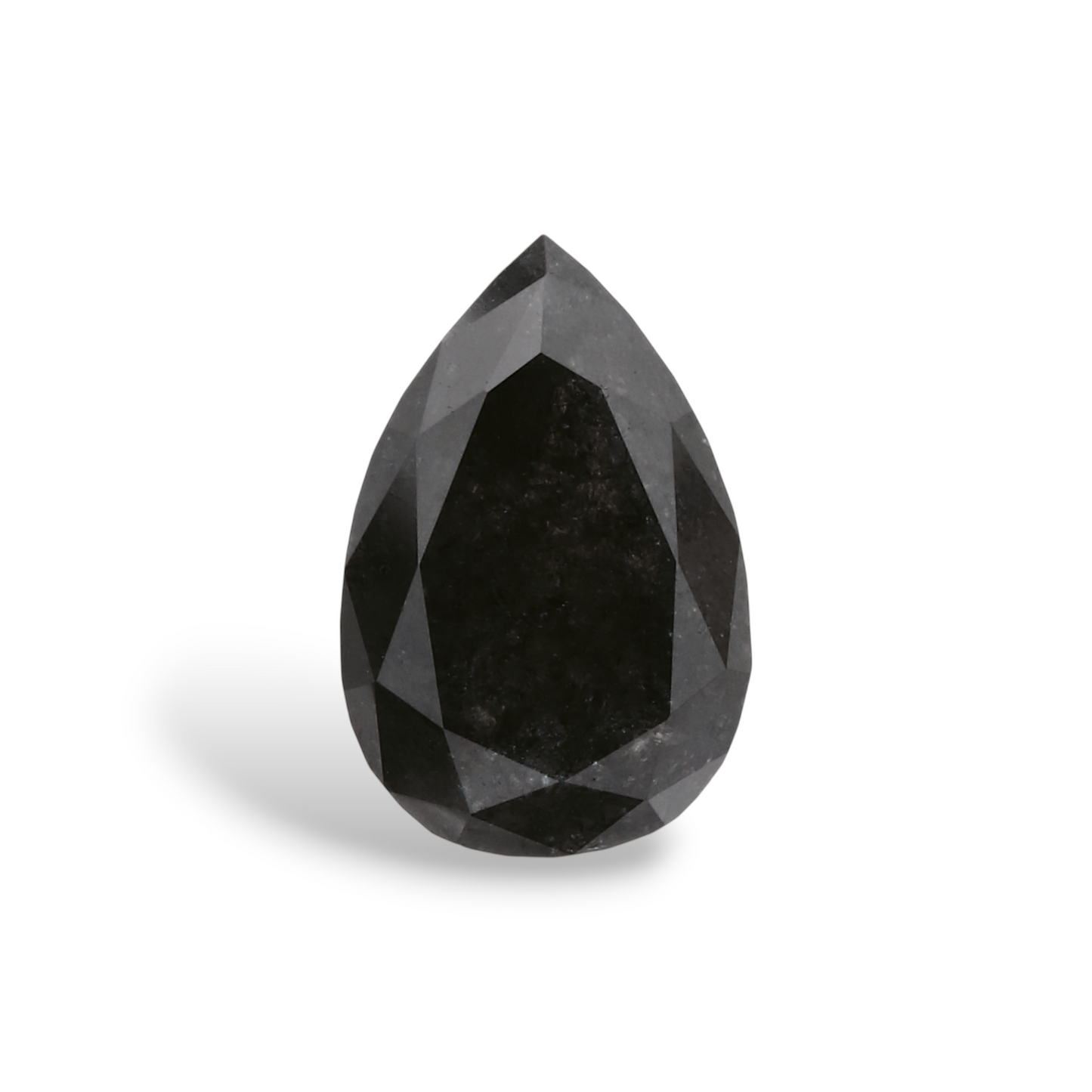 1,47 Karat natürlicher schwarzer Birnendiamant (GIA-geprüft)