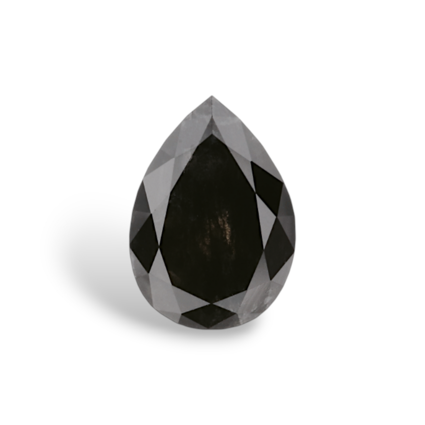 1,03 Karat natürlicher schwarzer Birnendiamant (GIA-geprüft)