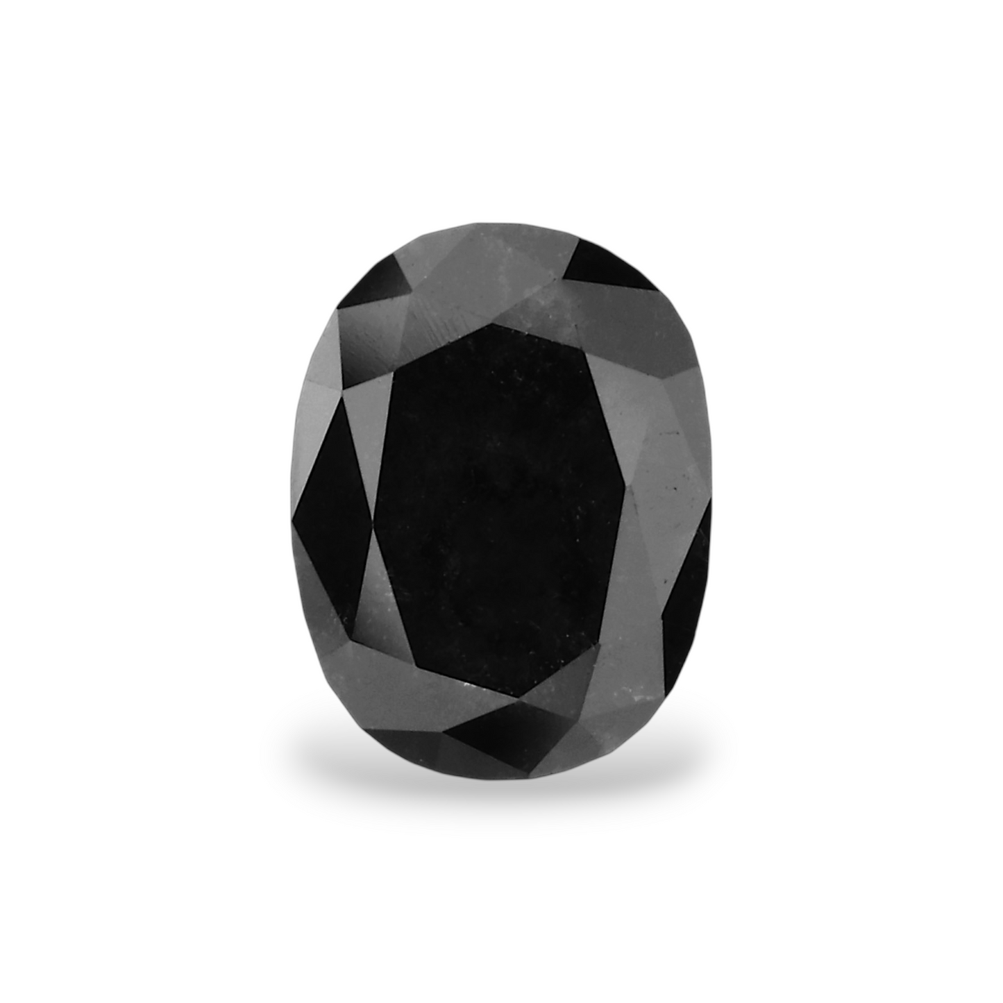 1,22 Karat natürlicher schwarzer ovaler Diamant, GIA-zertifiziert
