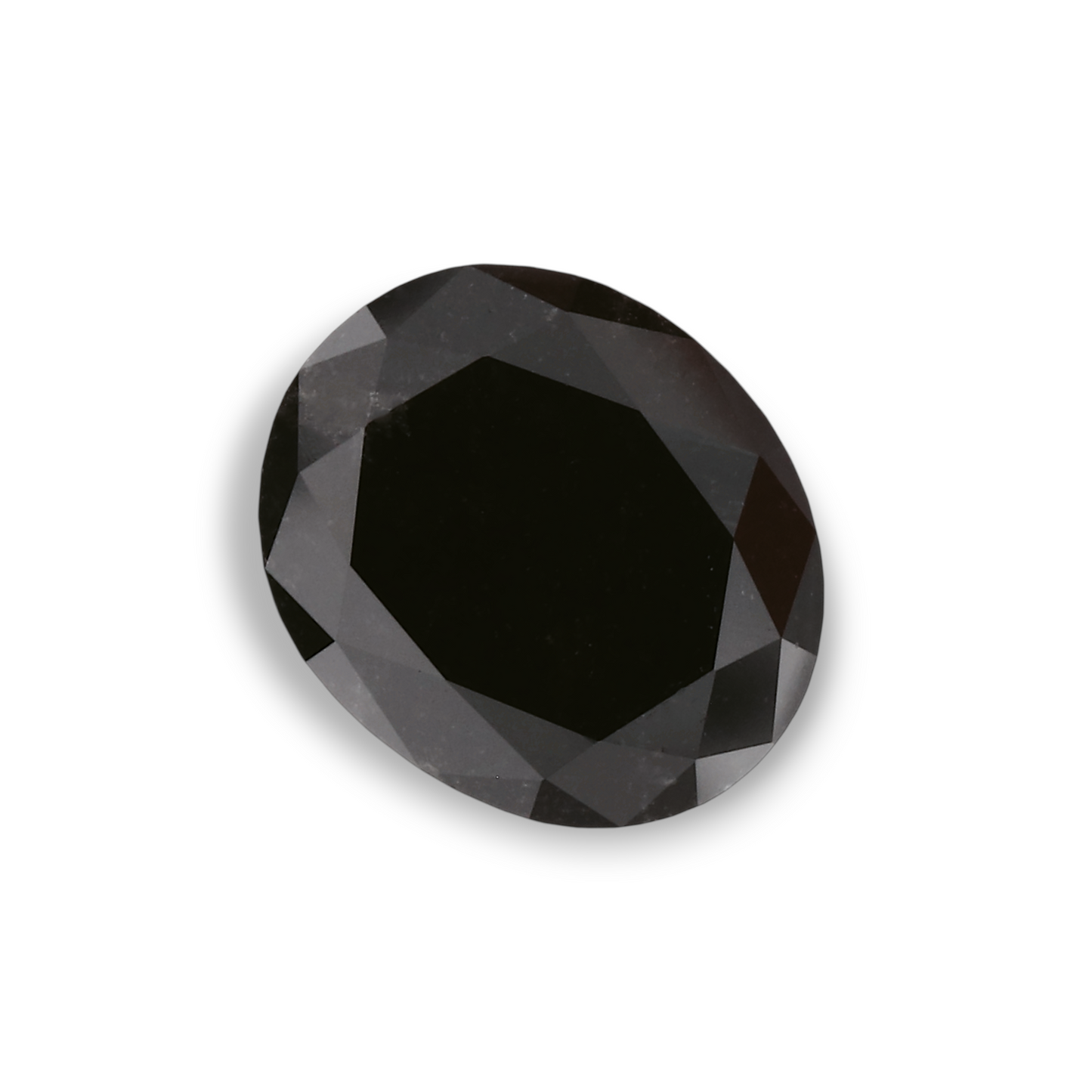 1,26 Karat natürlicher schwarzer ovaler Diamant, GIA-zertifiziert