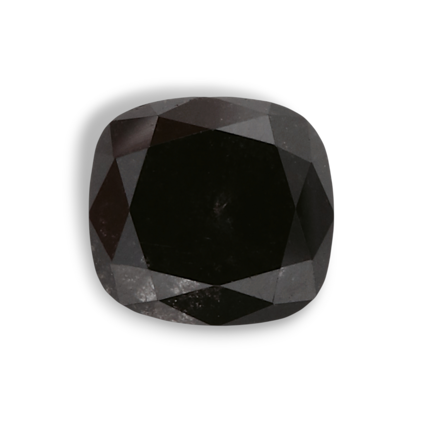 0,74 Karat natürlicher schwarzer Kissen-Diamant, GIA-zertifiziert