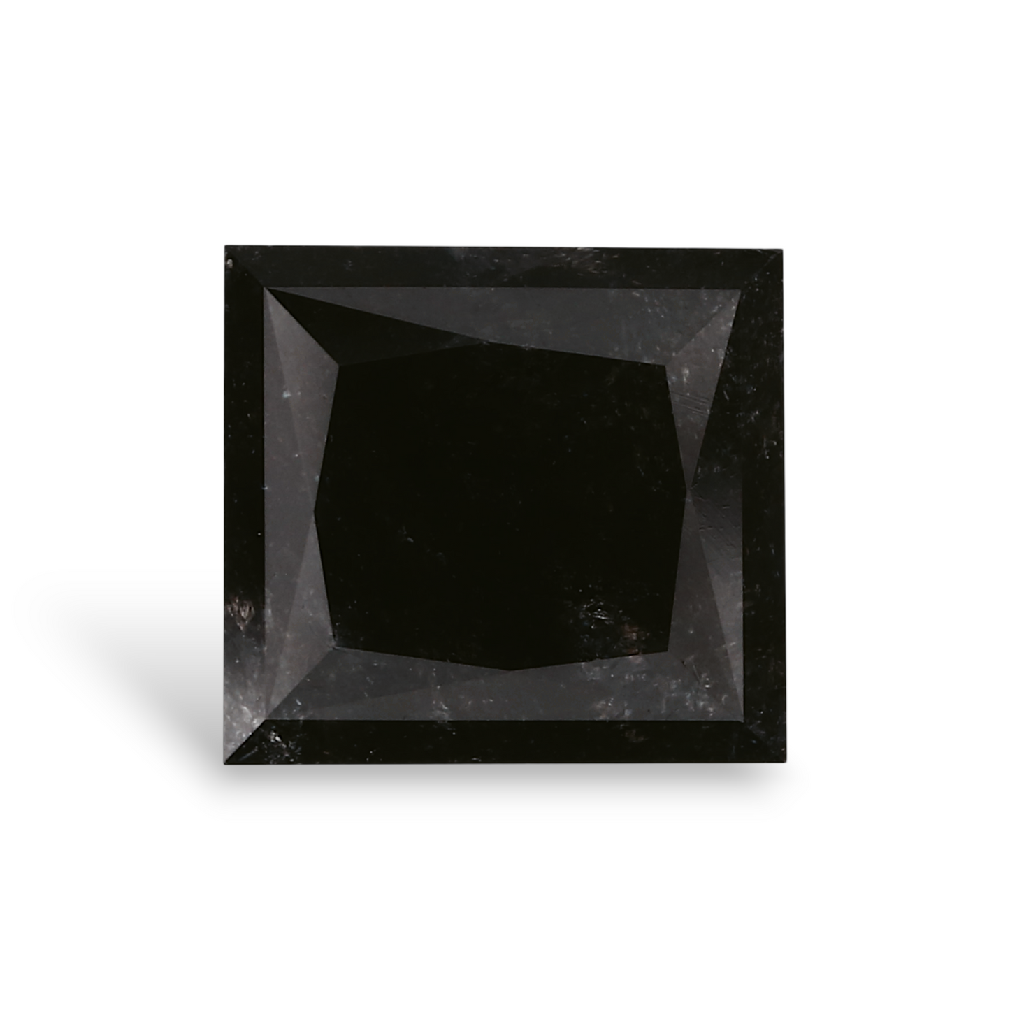 1,95 Karat natürlicher schwarzer quadratischer Diamant, GIA-zertifiziert