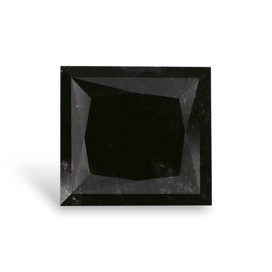 1,95 Karat natürlicher schwarzer quadratischer Diamant, GIA-zertifiziert