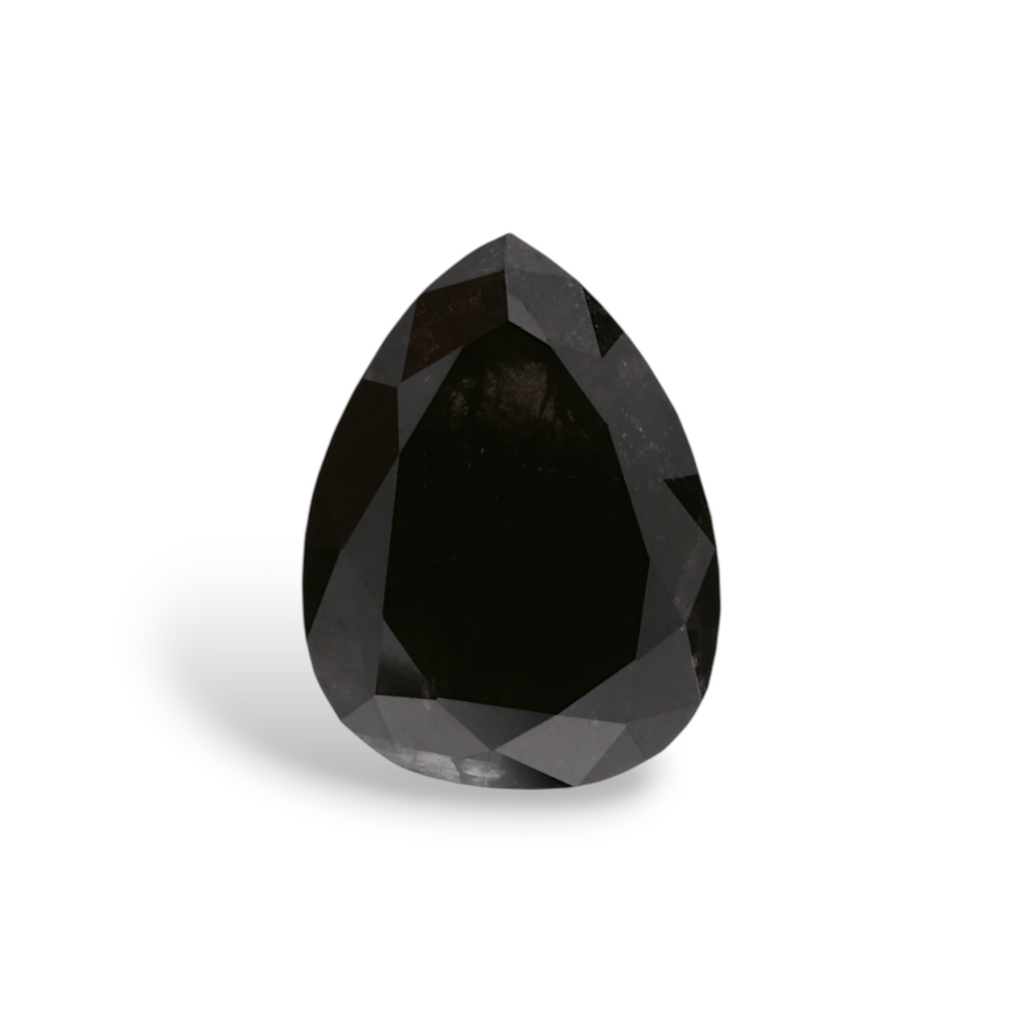 1,85 Karat natürlicher schwarzer Birnendiamant (GIA-geprüft)