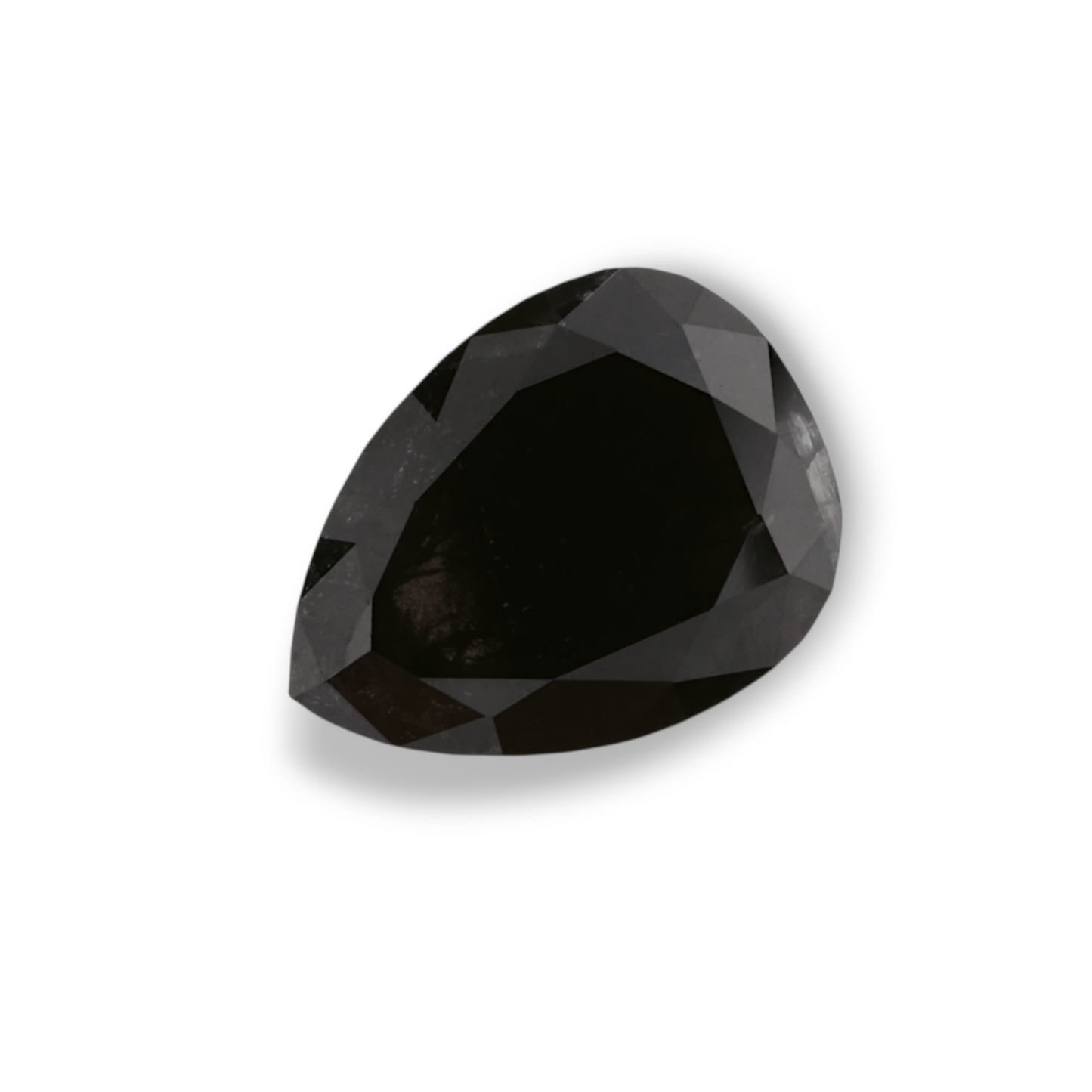 1,85 Karat natürlicher schwarzer Birnendiamant (GIA-geprüft)