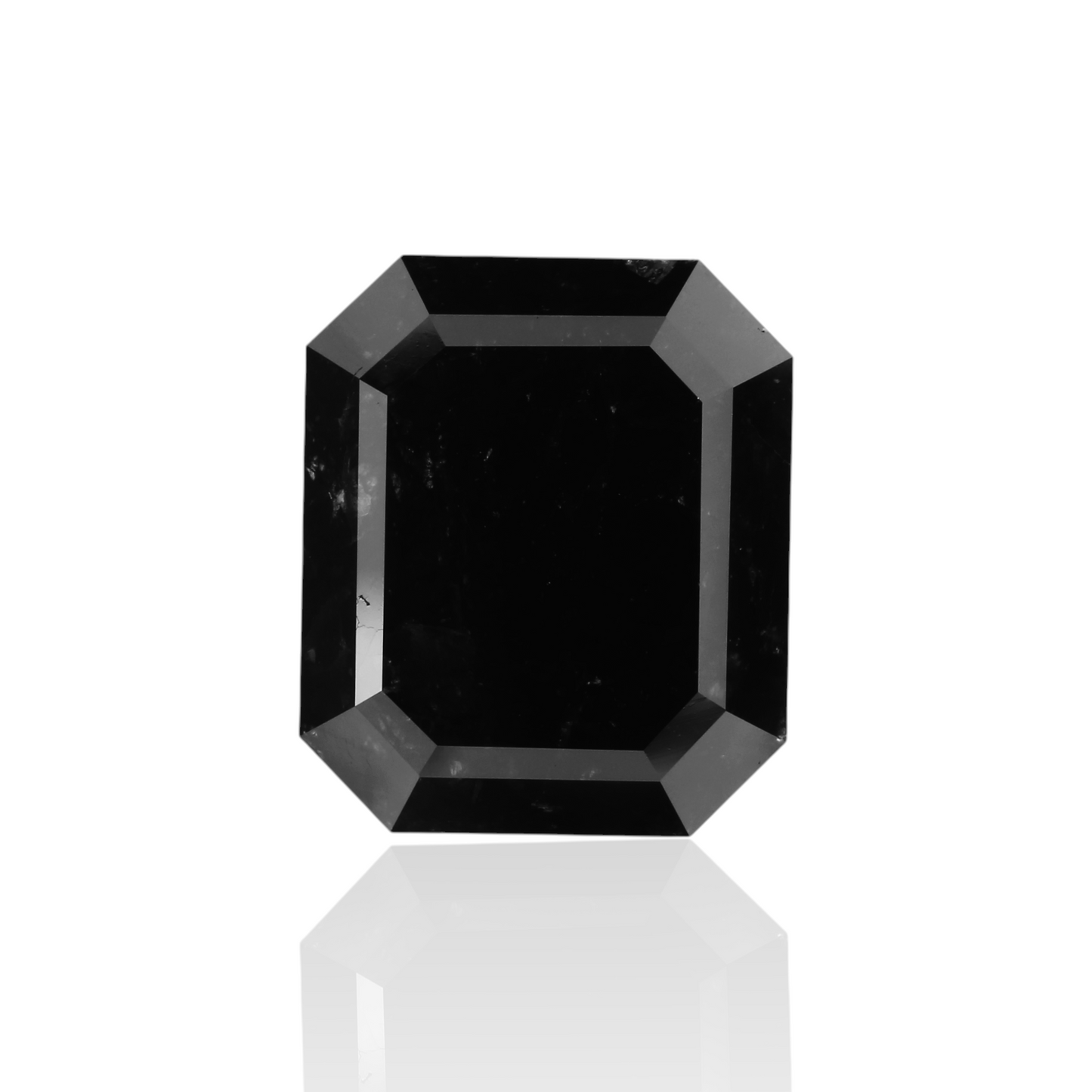7,21 Karat natürlicher schwarzer Smaragd-Diamant (GIA-zertifiziert)