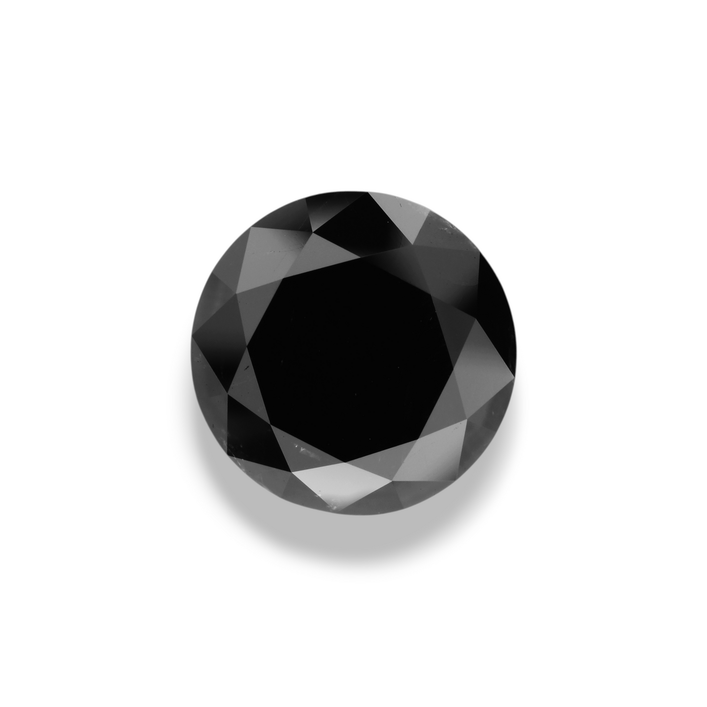 8,35 Karat natürlicher schwarzer runder Diamant (GIA)