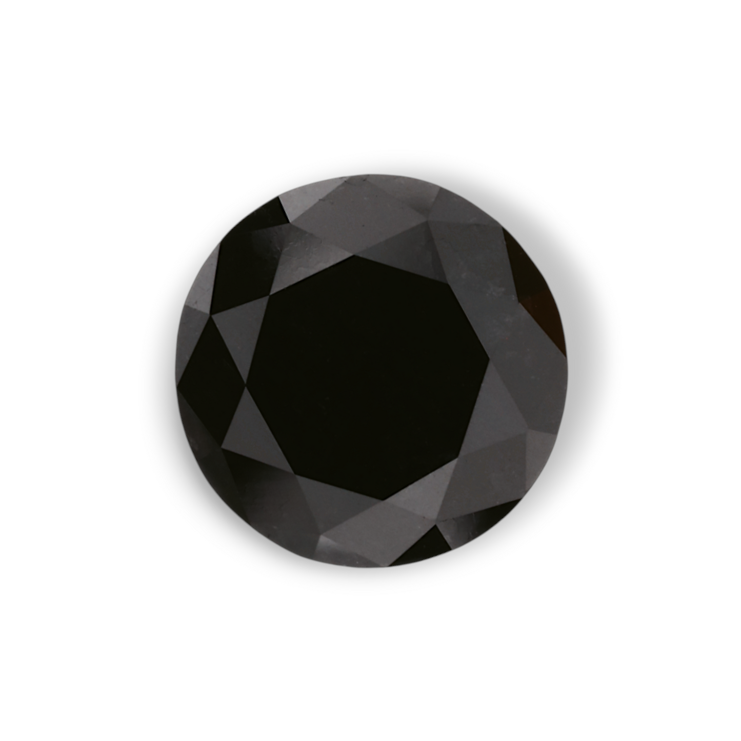 1,99 Karat Natürlicher Schwarzer Runder Diamant GIA