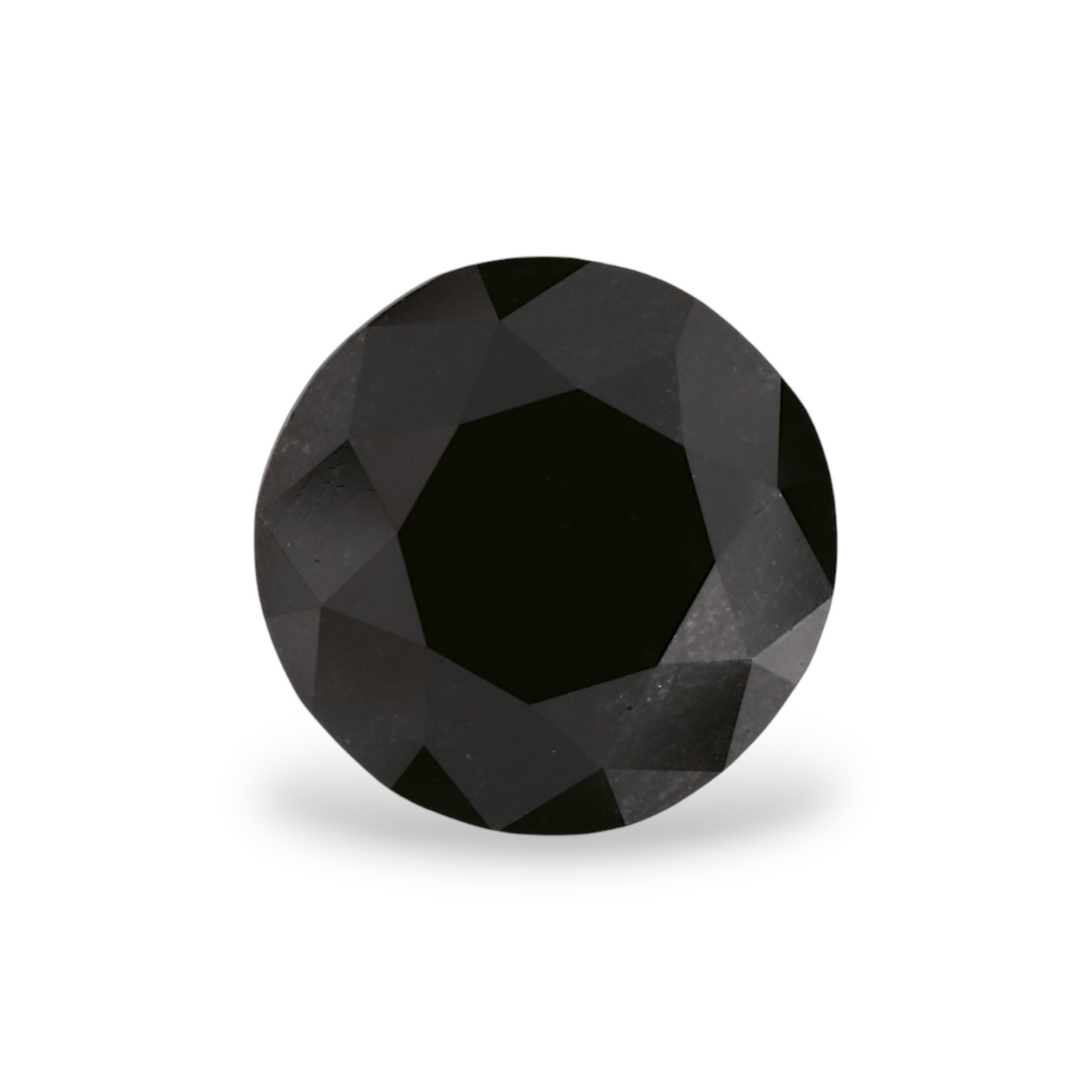 1,70 Karat Natürlicher Schwarzer Runder Diamant GIA