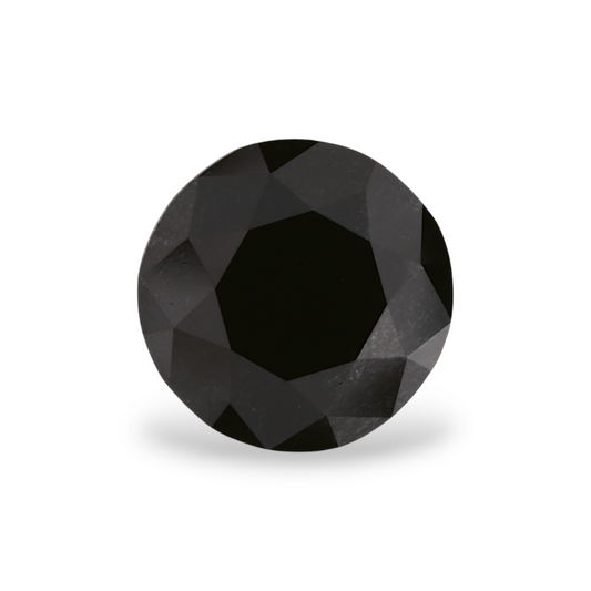 1,70 Karat Natürlicher Schwarzer Runder Diamant GIA
