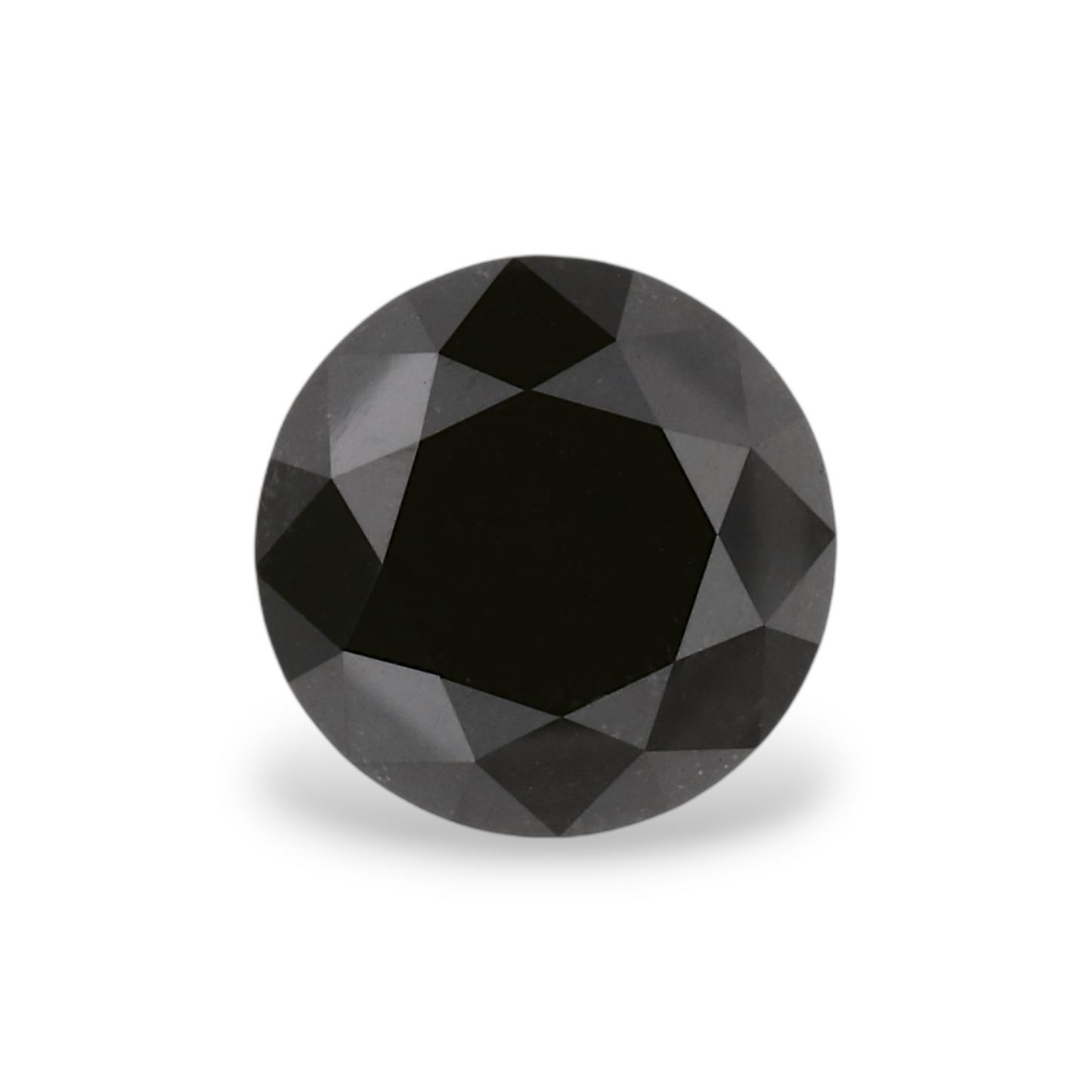 1,45 Karat natürlicher schwarzer runder Diamant (GIA)