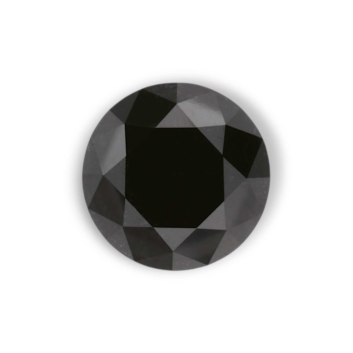 1,45 Karat natürlicher schwarzer runder Diamant (GIA)