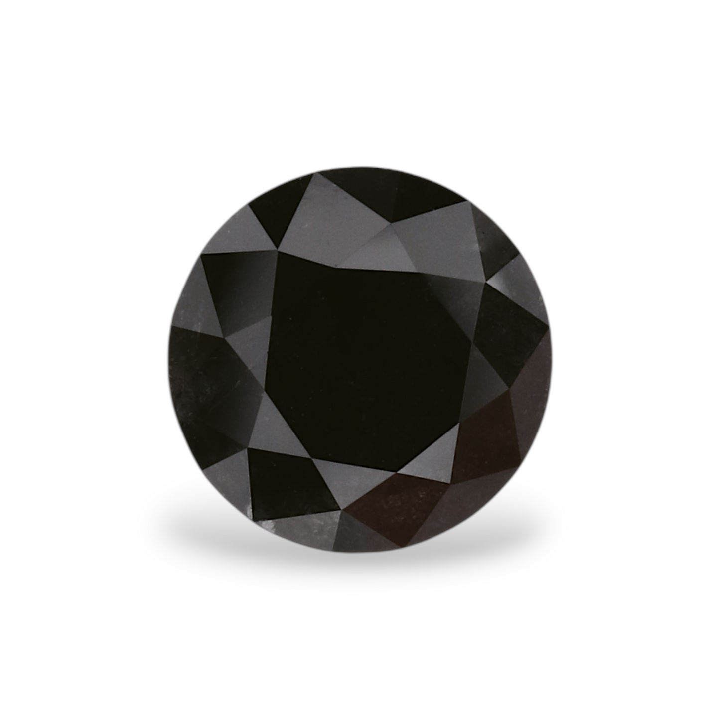 1,26 Karat natürlicher schwarzer runder Diamant (GIA)