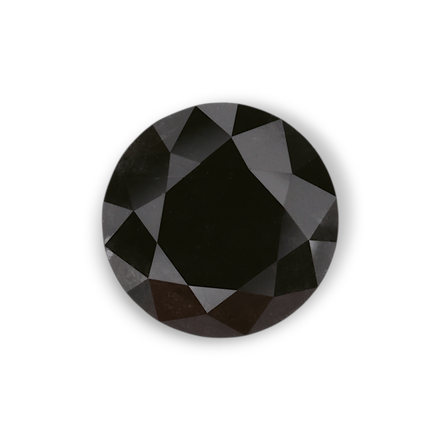 1,26 Karat natürlicher schwarzer runder Diamant (GIA)