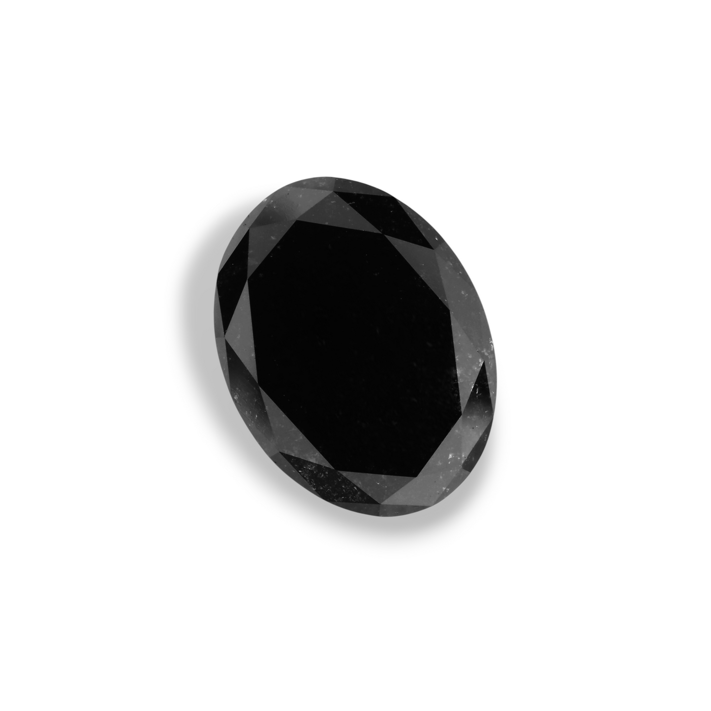 5,17 Karat natürlicher schwarzer ovaler Diamant (GIA-geprüft)
