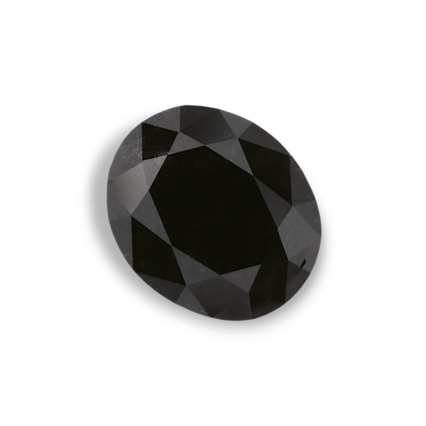 1,17 Karat natürlicher schwarzer ovaler Diamant (GIA-geprüft)