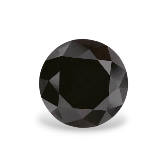 1,48 Karat natürlicher schwarzer runder Diamant (GIA)