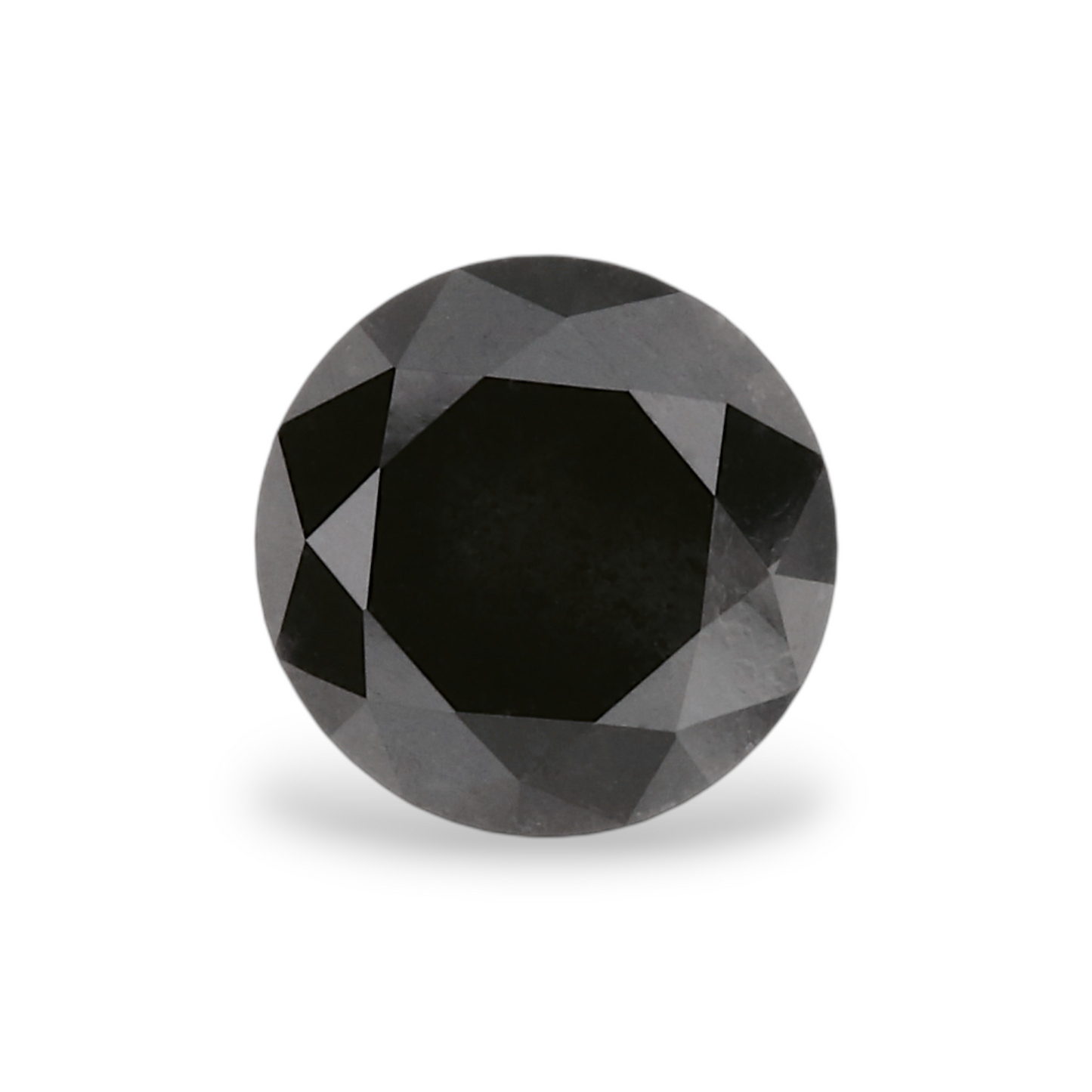 1,04 Karat natürlicher schwarzer runder Diamant (GIA)