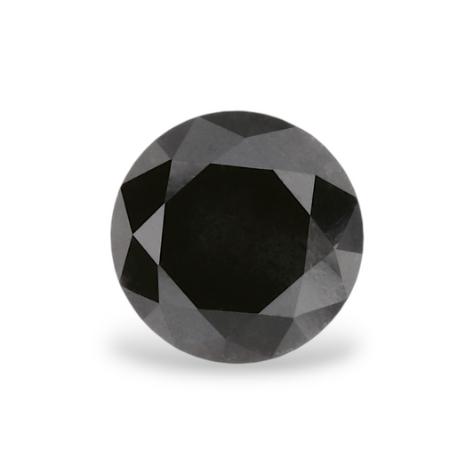 1,04 Karat natürlicher schwarzer runder Diamant (GIA)