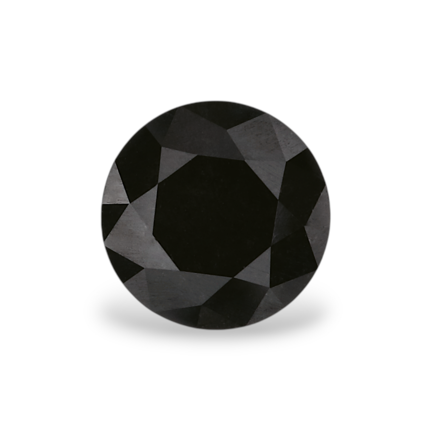 1,23 Karat natürlicher schwarzer runder Diamant (GIA)