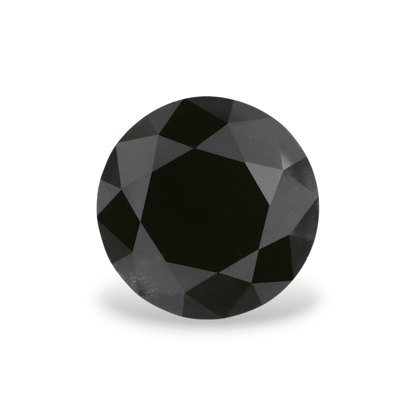 1,48 Karat natürlicher schwarzer runder Diamant (GIA)