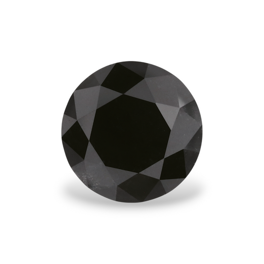 1,48 Karat natürlicher schwarzer runder Diamant (GIA)