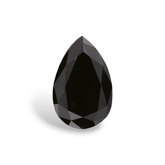 1,78 Karat natürlicher schwarzer Birnendiamant (GIA-geprüft)
