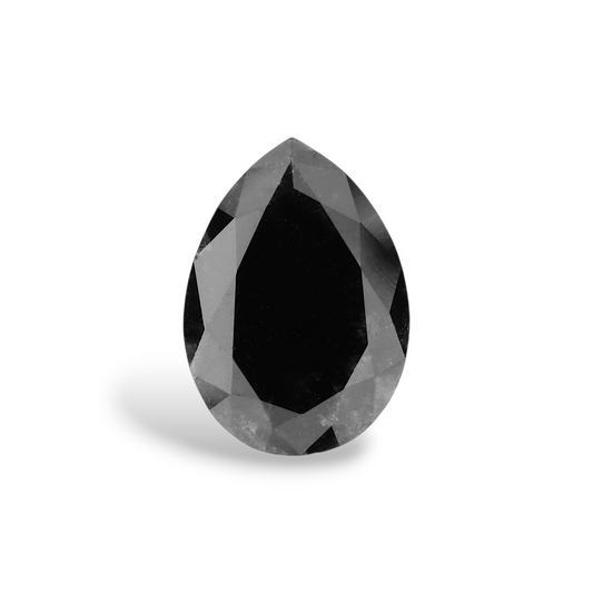 1,93 Karat natürlicher schwarzer Birnendiamant (GIA-geprüft)