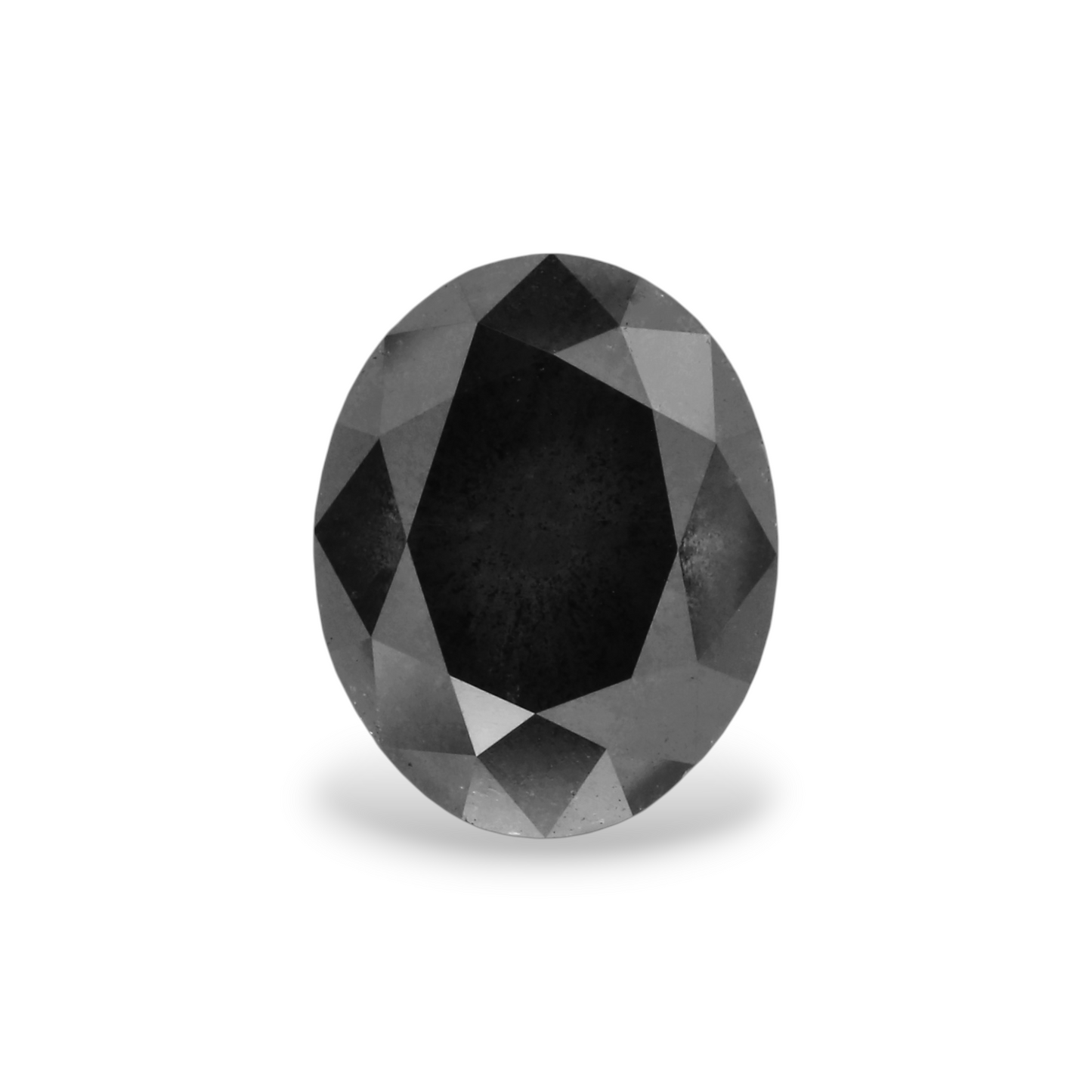 2,32 Karat natürlicher schwarzer ovaler Diamant (GIA-geprüft)