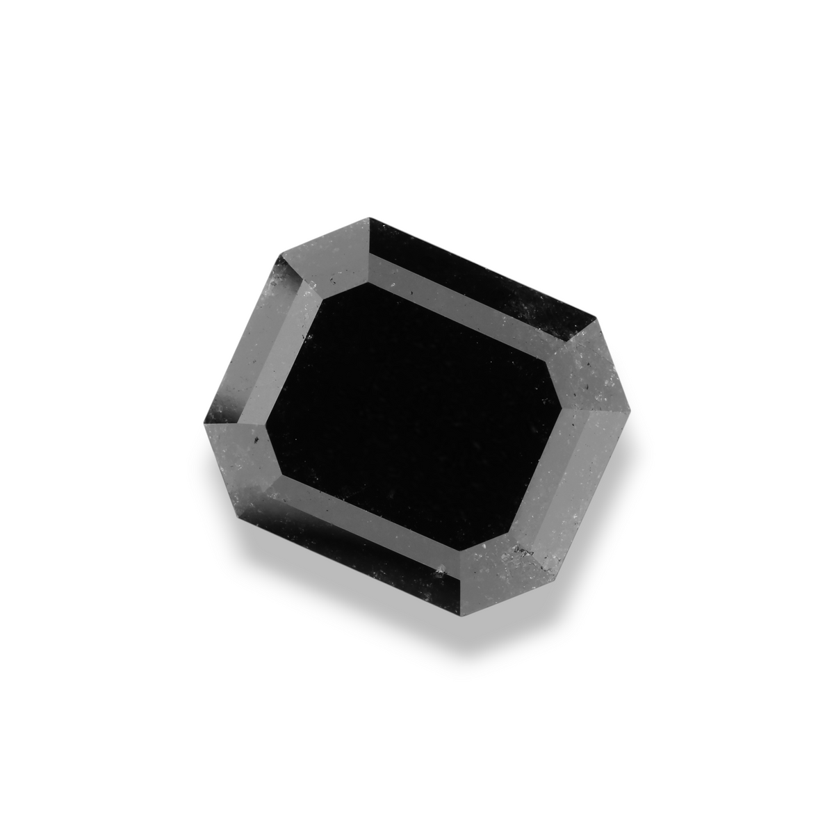 10,57 Karat natürlicher schwarzer Smaragd-Diamant, GIA-zertifiziert