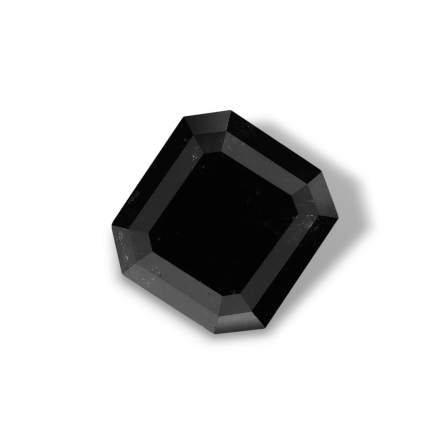 2,85 Karat natürlicher schwarzer Smaragd-Diamant (GIA)