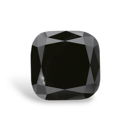 1,35 Karat natürlicher schwarzer Kissen-Diamant, GIA-zertifiziert