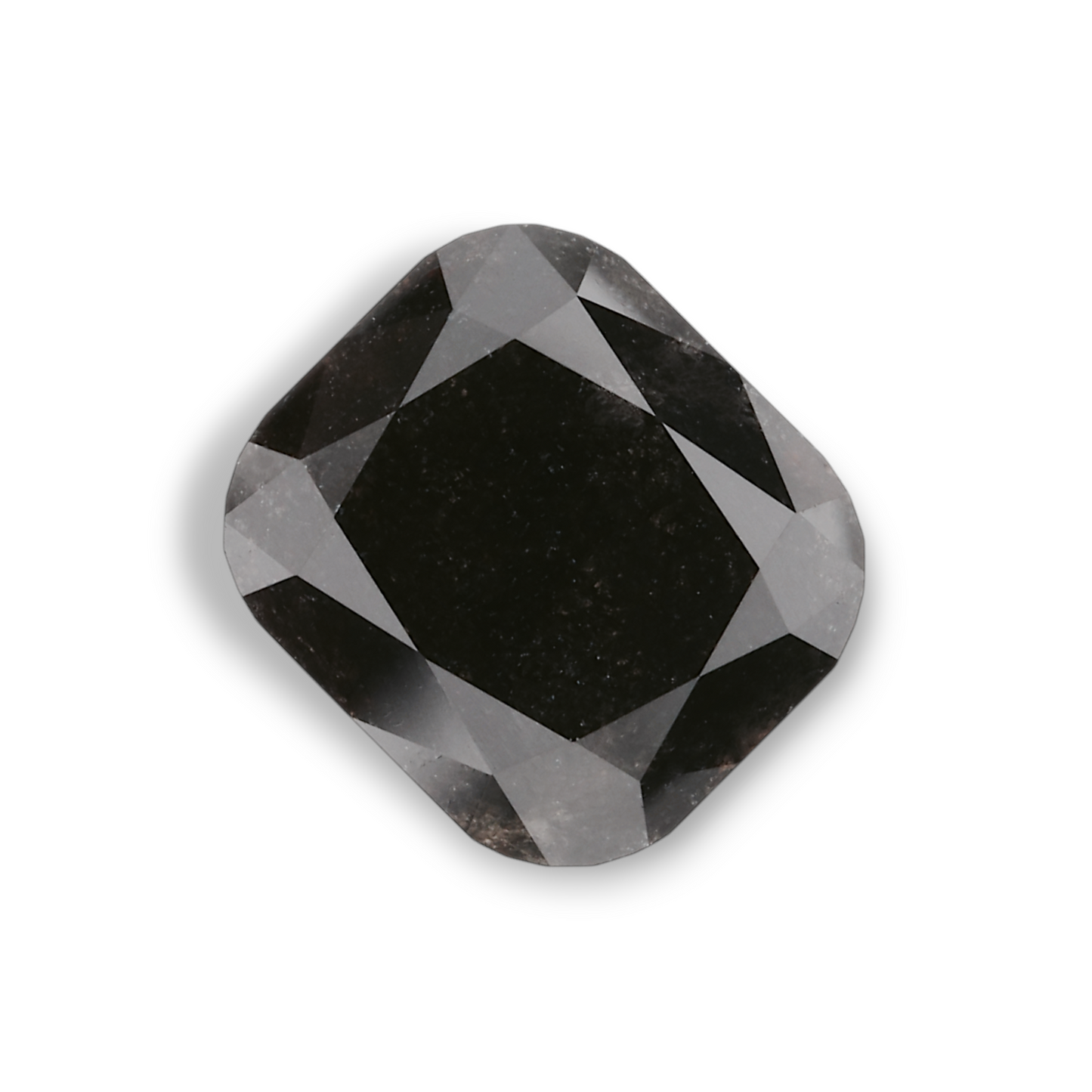 2,36 Karat natürlicher schwarzer Kissen-Diamant, GIA-zertifiziert