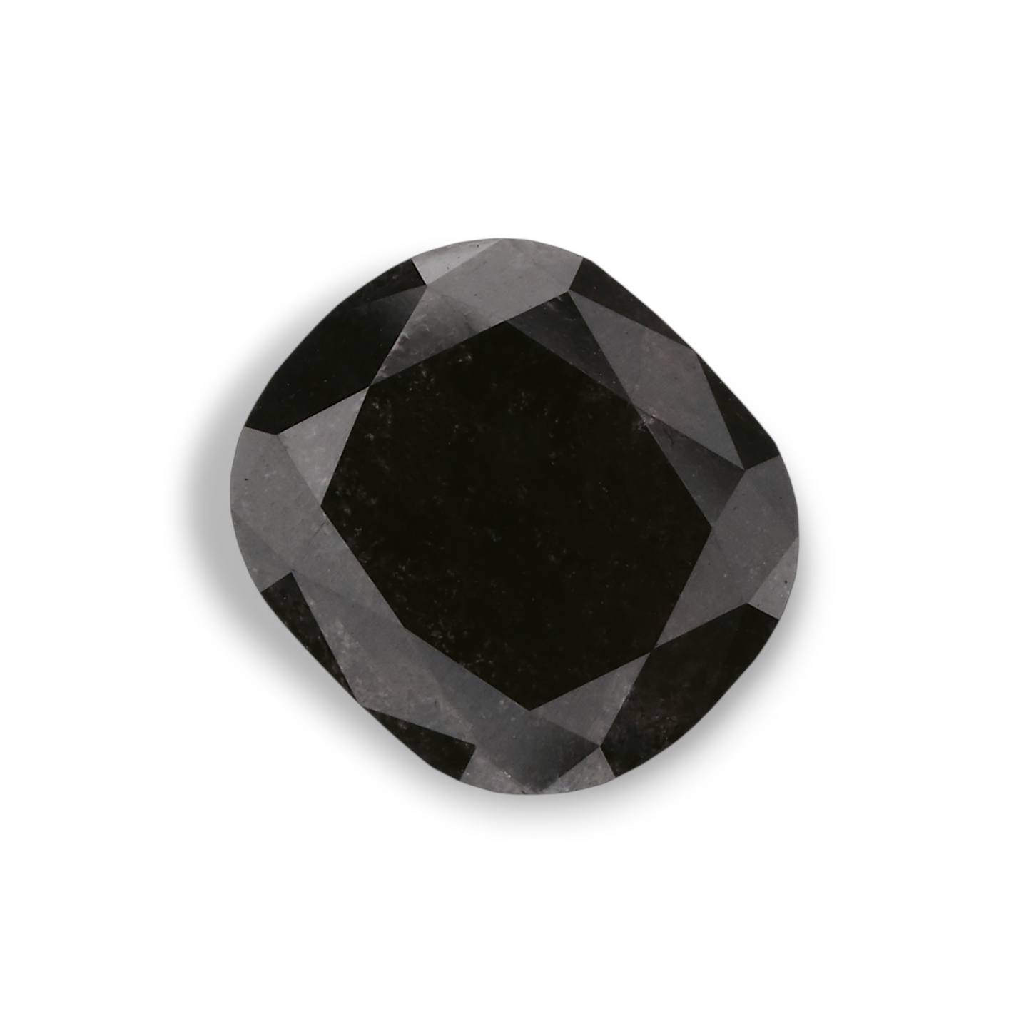 2,22 Karat natürlicher schwarzer Kissen-Diamant, GIA-zertifiziert