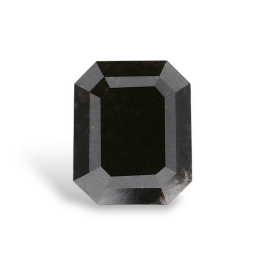 1,38 Karat natürlicher schwarzer Smaragd-Diamant, GIA-zertifiziert