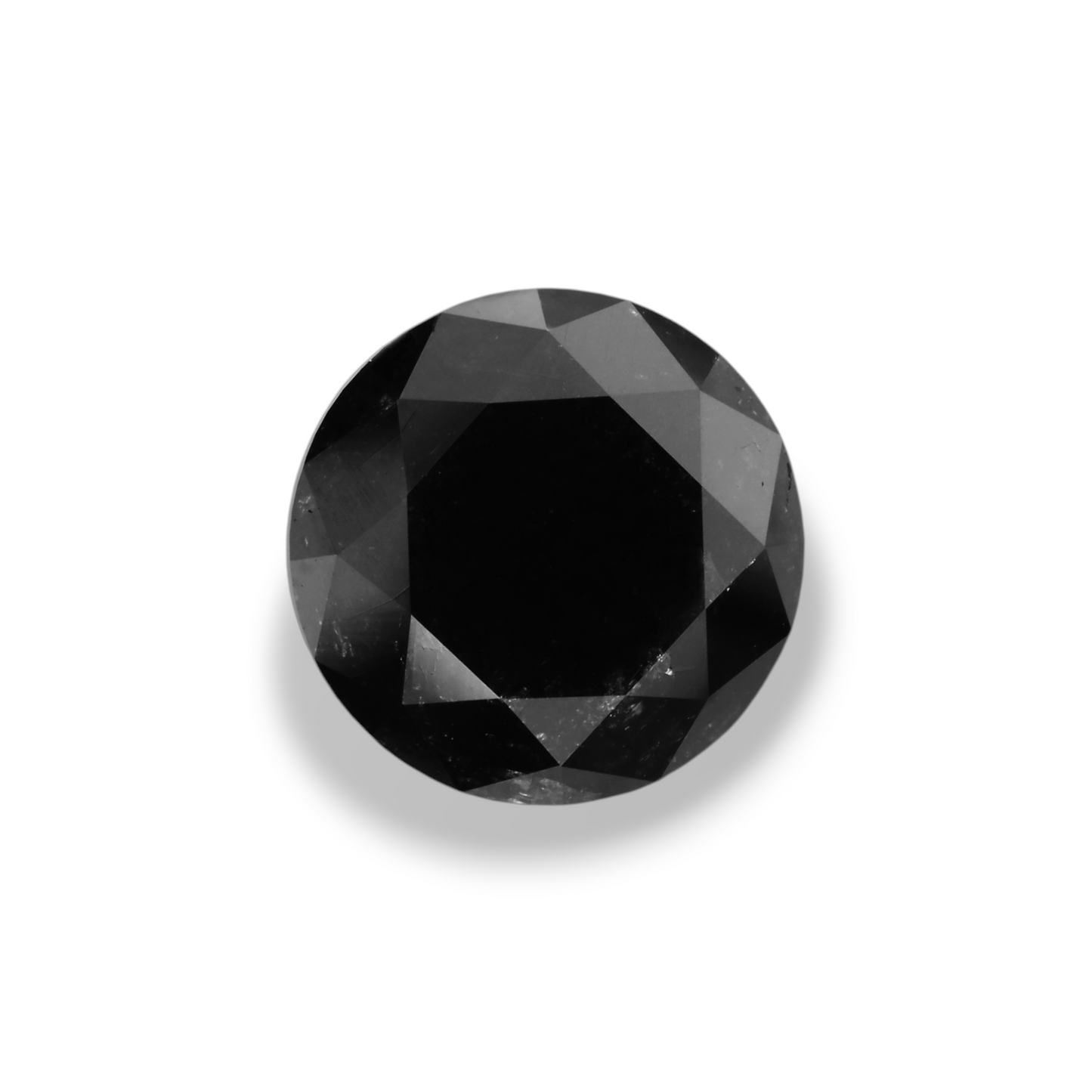 5,05 Karat natürlicher schwarzer runder Diamant (GIA)