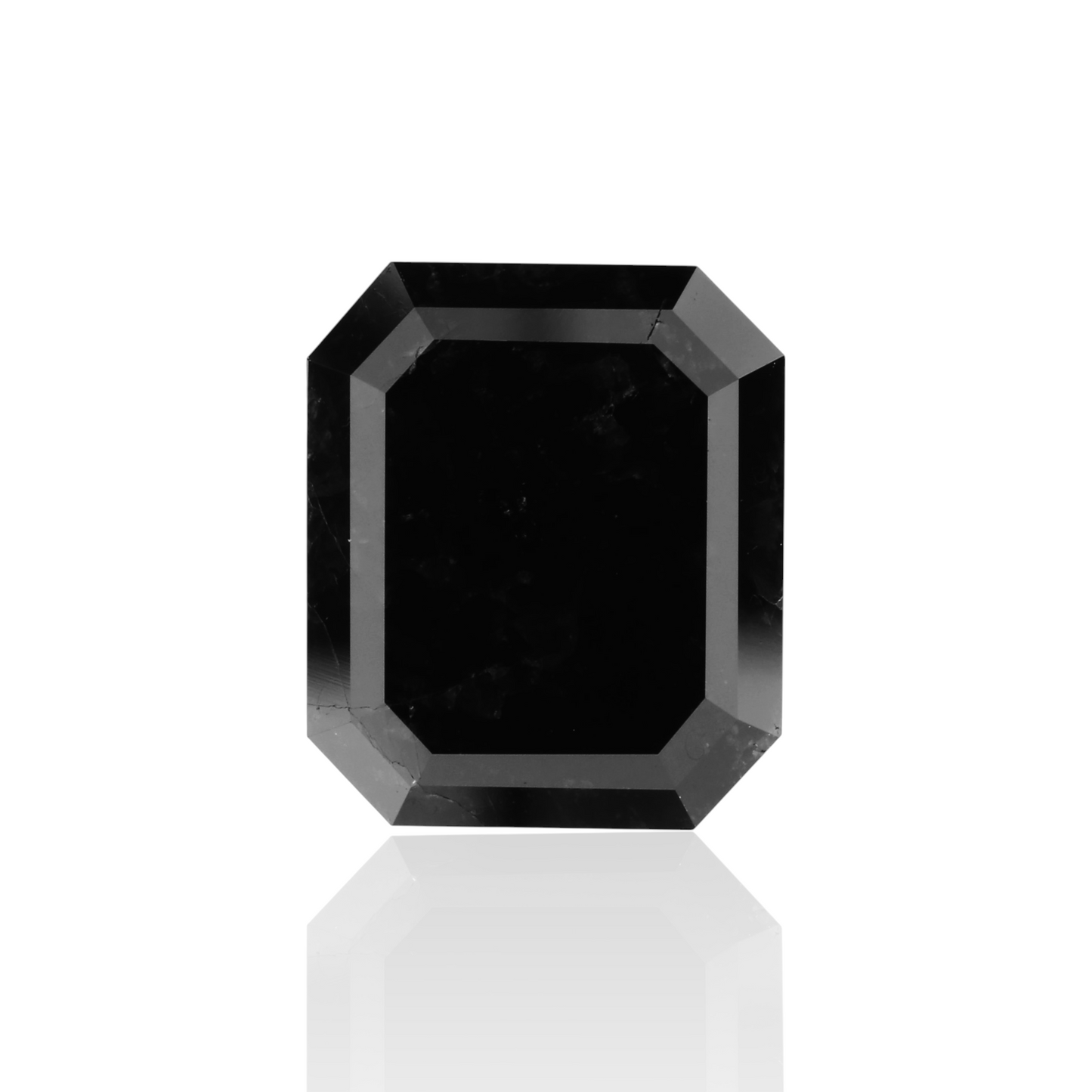 6,10 Karat natürlicher schwarzer Smaragd-Diamant, GIA-zertifiziert