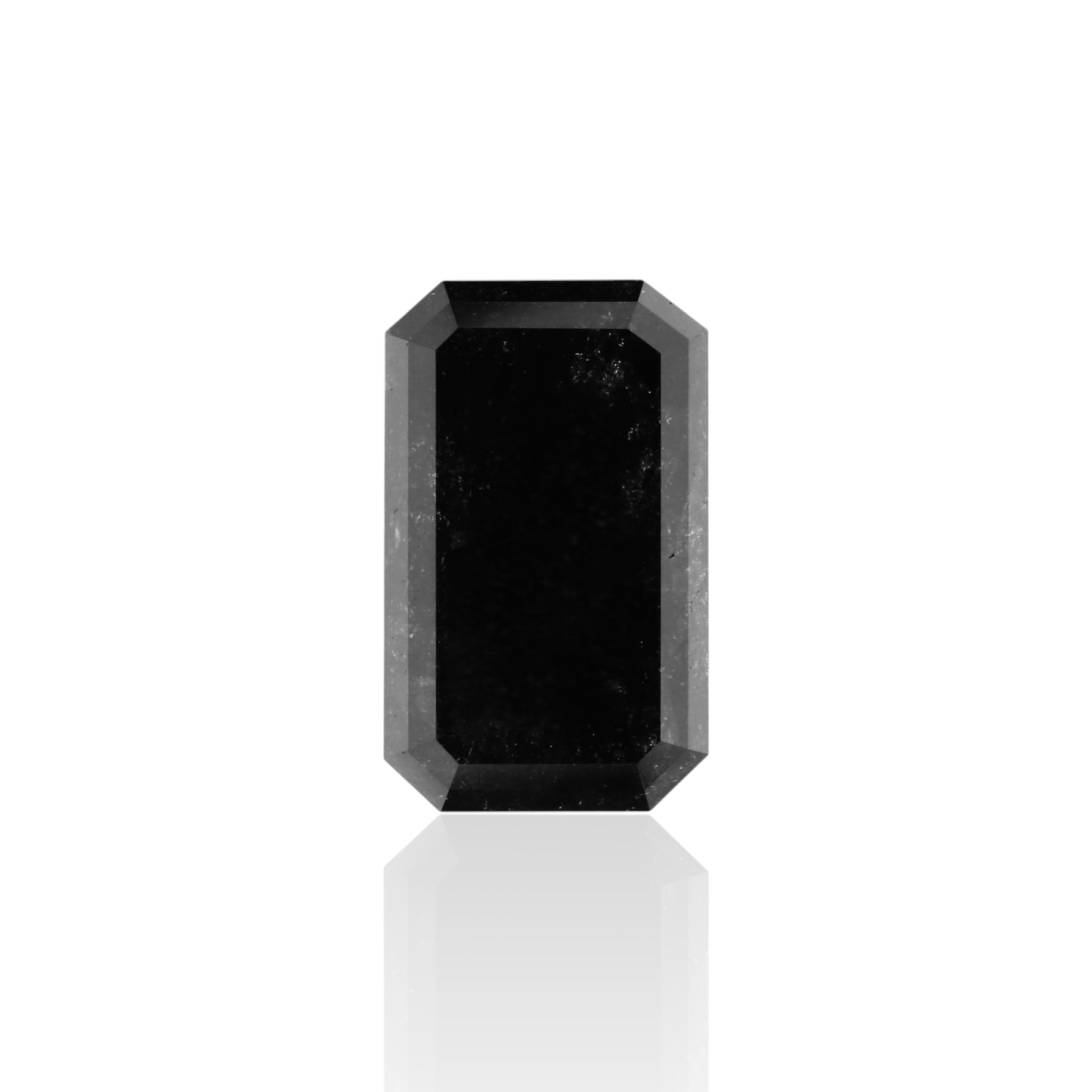 4,19 Karat natürlicher schwarzer Smaragd-Diamant, GIA-zertifiziert