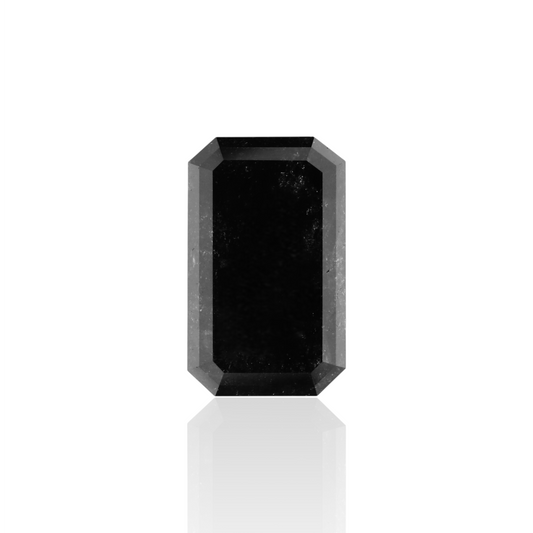 4,19 Karat natürlicher schwarzer Smaragd-Diamant, GIA-zertifiziert