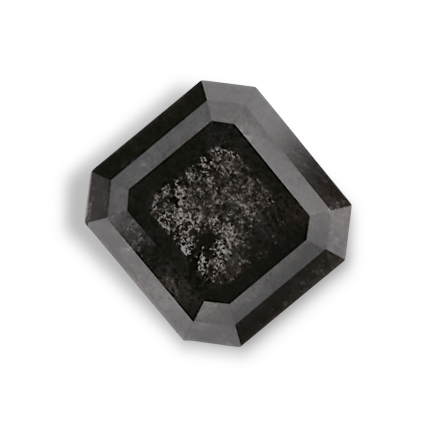 0,92 Karat natürlicher schwarzer Smaragd-Diamant (GIA)